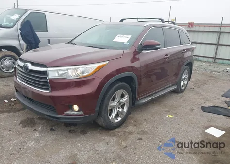 2015 Toyota Highlander Limited Platinum V6 z USA, uszkodzony, nr VIN 5TDYKRFH3FS085243